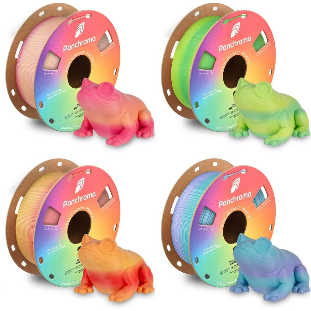 Panchroma PLA Gradient Filament 4 Mevsim Paketi