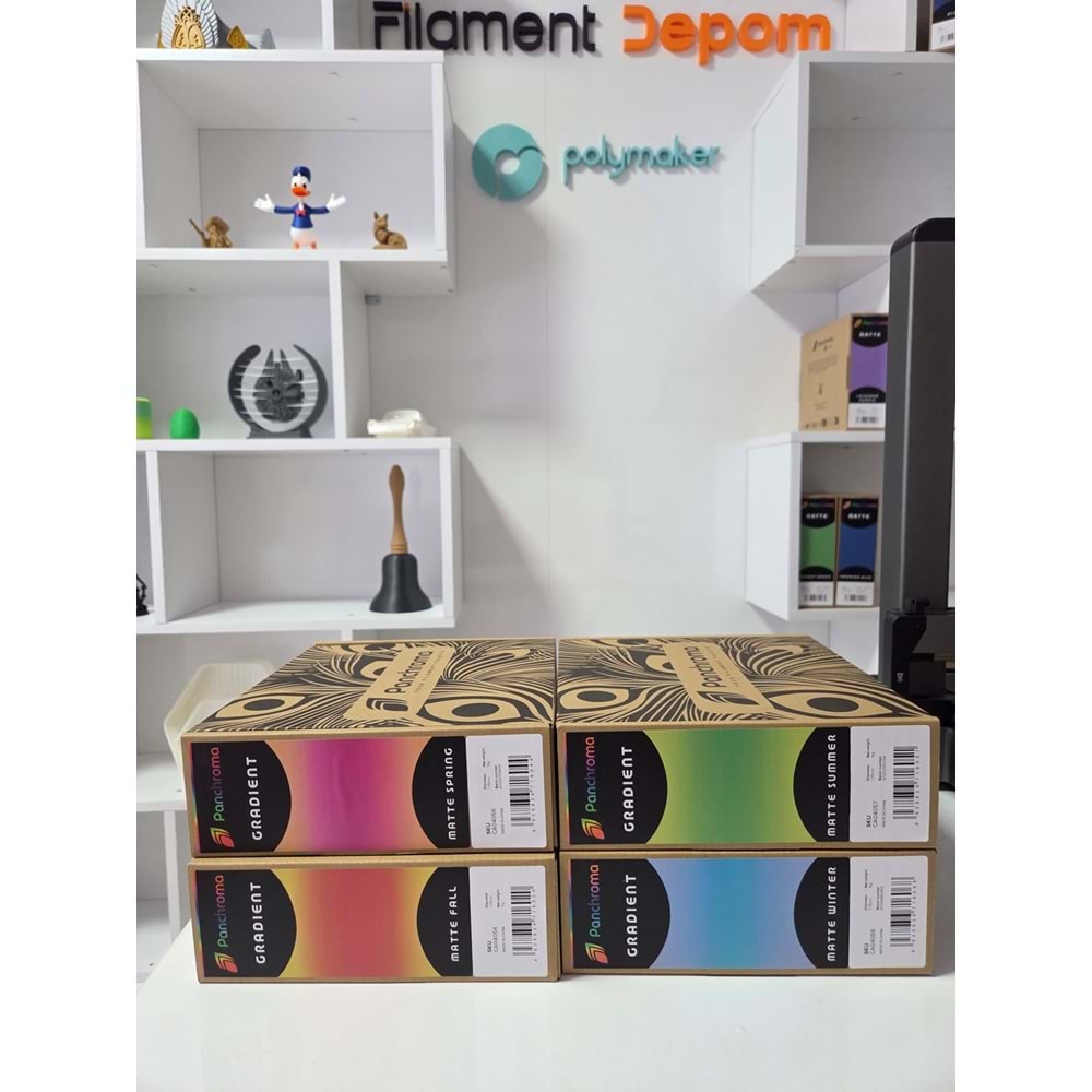 Panchroma PLA Gradient Filament 4 Mevsim Paketi