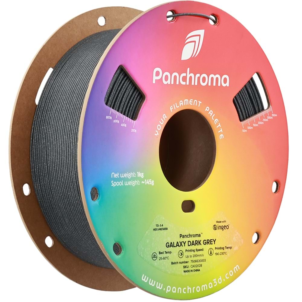 Panchroma PLA Galaxy Filament Koyu Gri