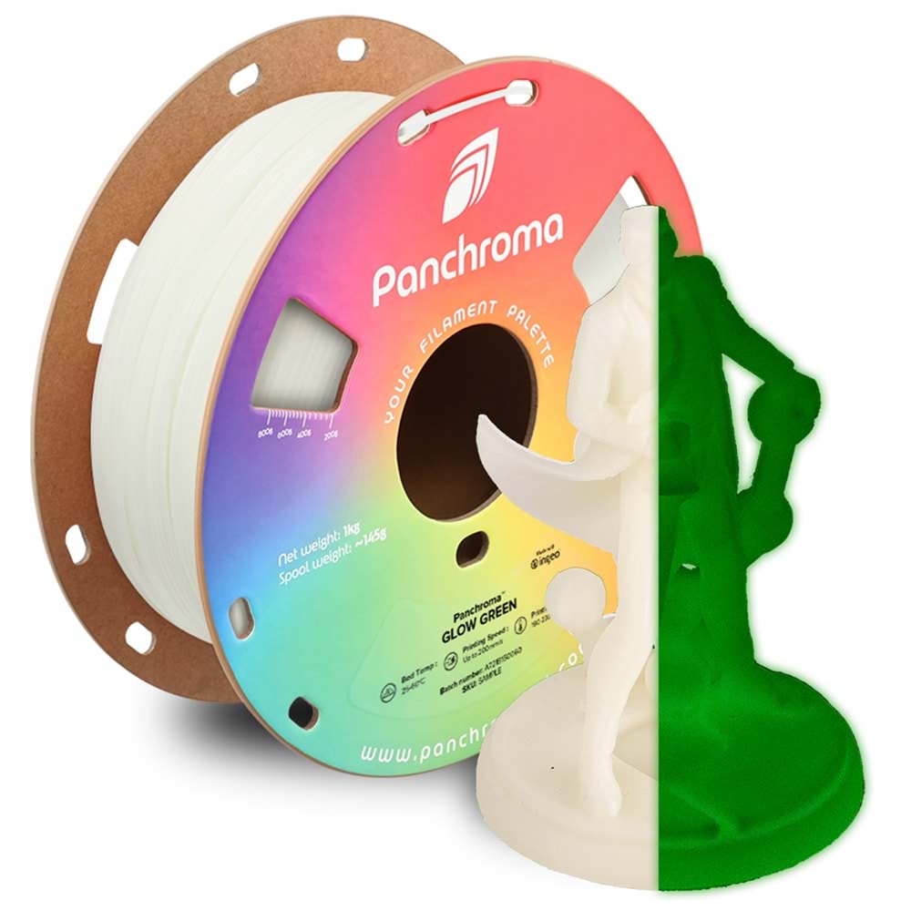 Panchroma PLA Glow Filament Yeşil
