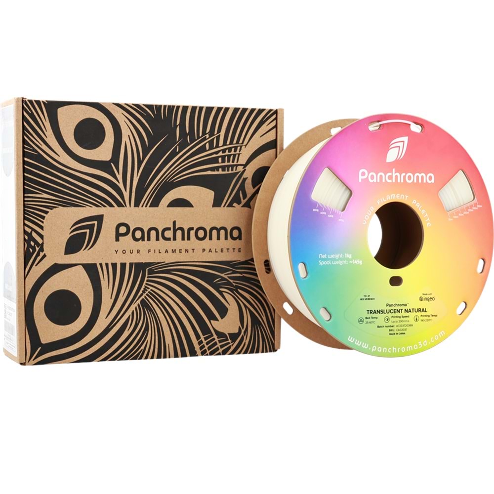 Panchroma PLA Translucent Filament Natürel