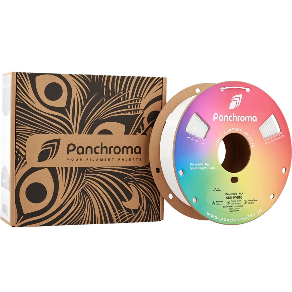 Panchroma Silk PLA Filament Beyaz