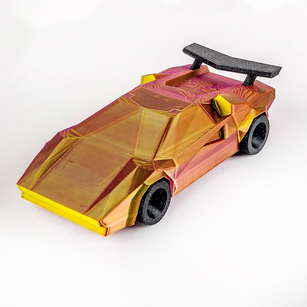 Panchroma Dual Silk Aubergine PLA Filament | Lime - Macenta