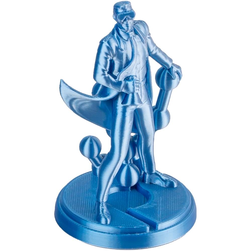 Panchroma Dual Silk Beluga PLA Filament | Gümüş – Mavi