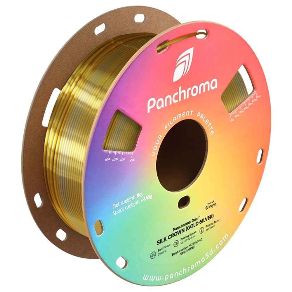 Panchroma Dual Silk Crown PLA | Altın - Gümüş