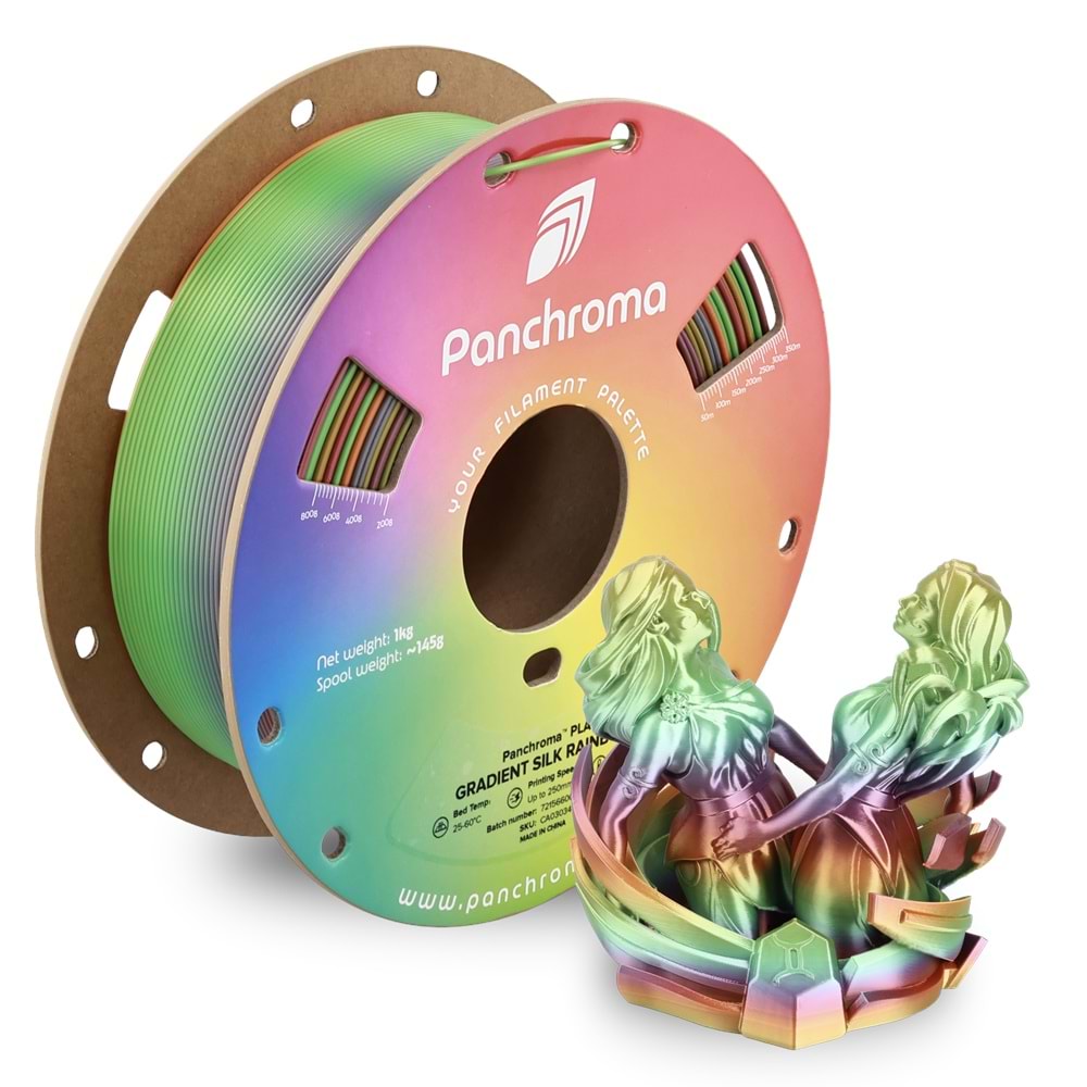 Panchroma Gradient Silk Gökkuşağı PLA Filament
