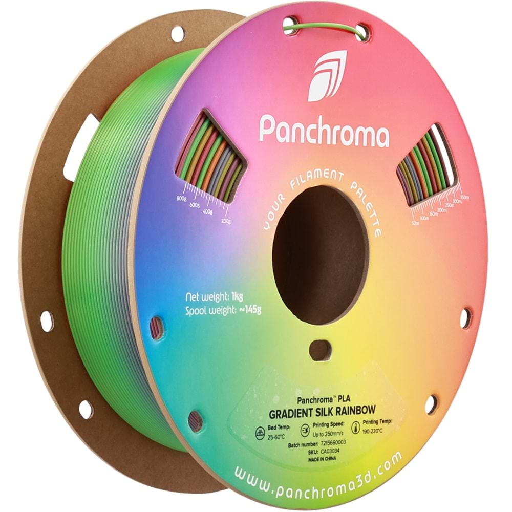 Panchroma Gradient Silk Gökkuşağı PLA Filament