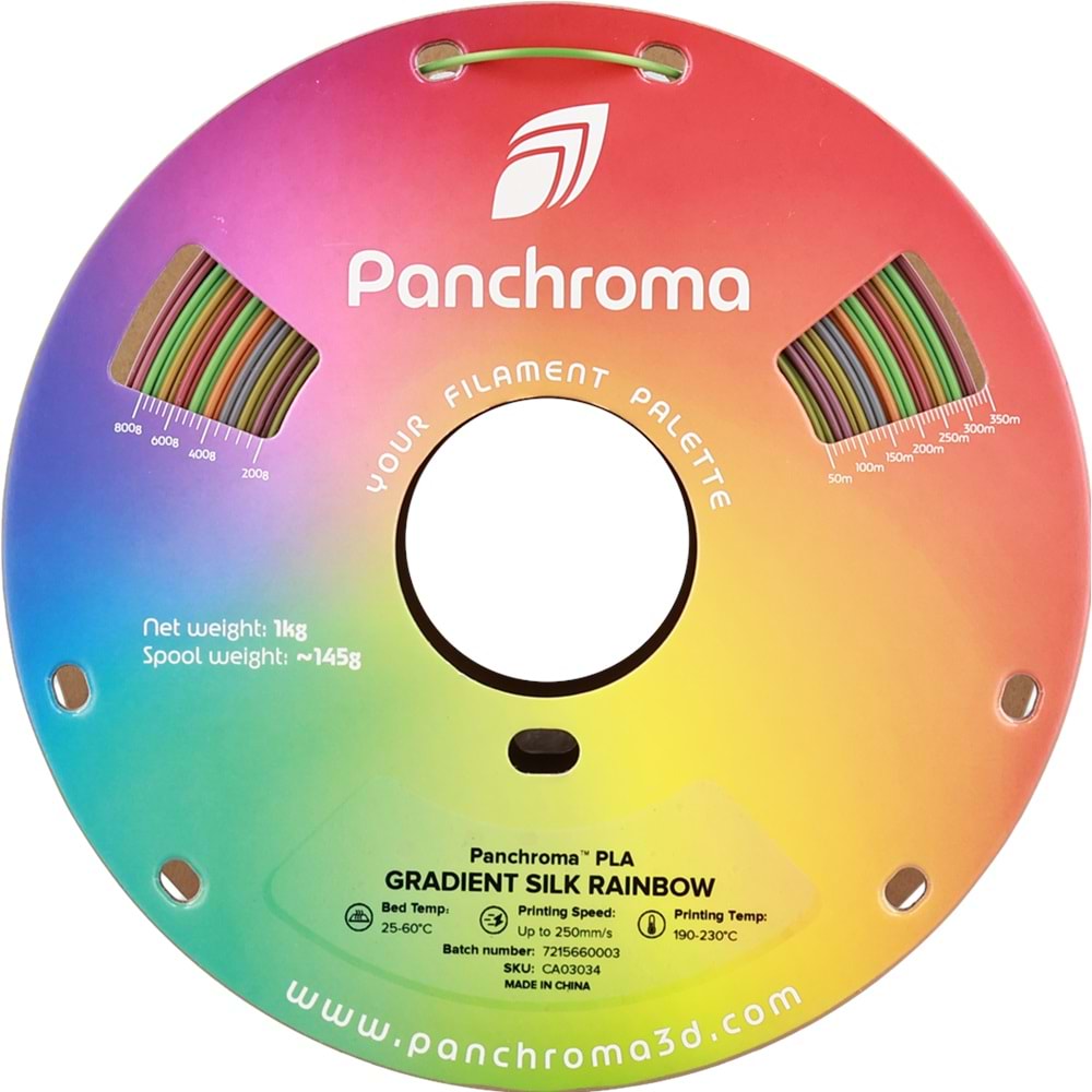 Panchroma Gradient Silk Gökkuşağı PLA Filament