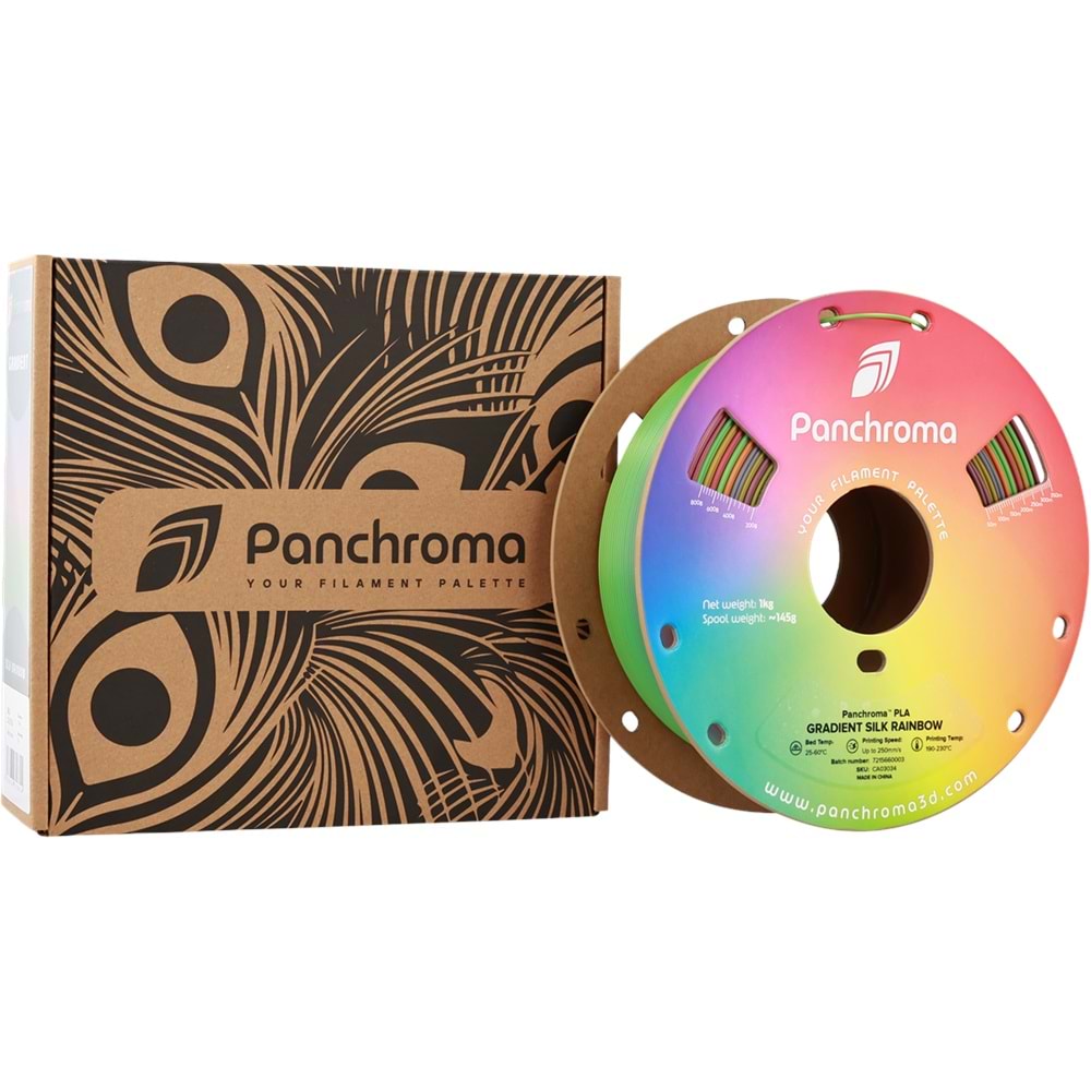 Panchroma Gradient Silk Gökkuşağı PLA Filament