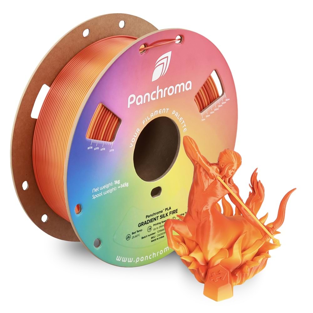 Panchroma Gradient Silk Ateş PLA Filament
