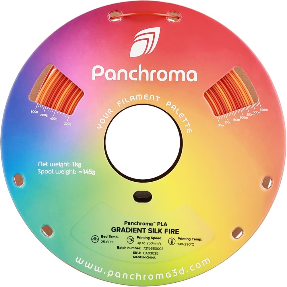 Panchroma Gradient Silk Ateş PLA Filament