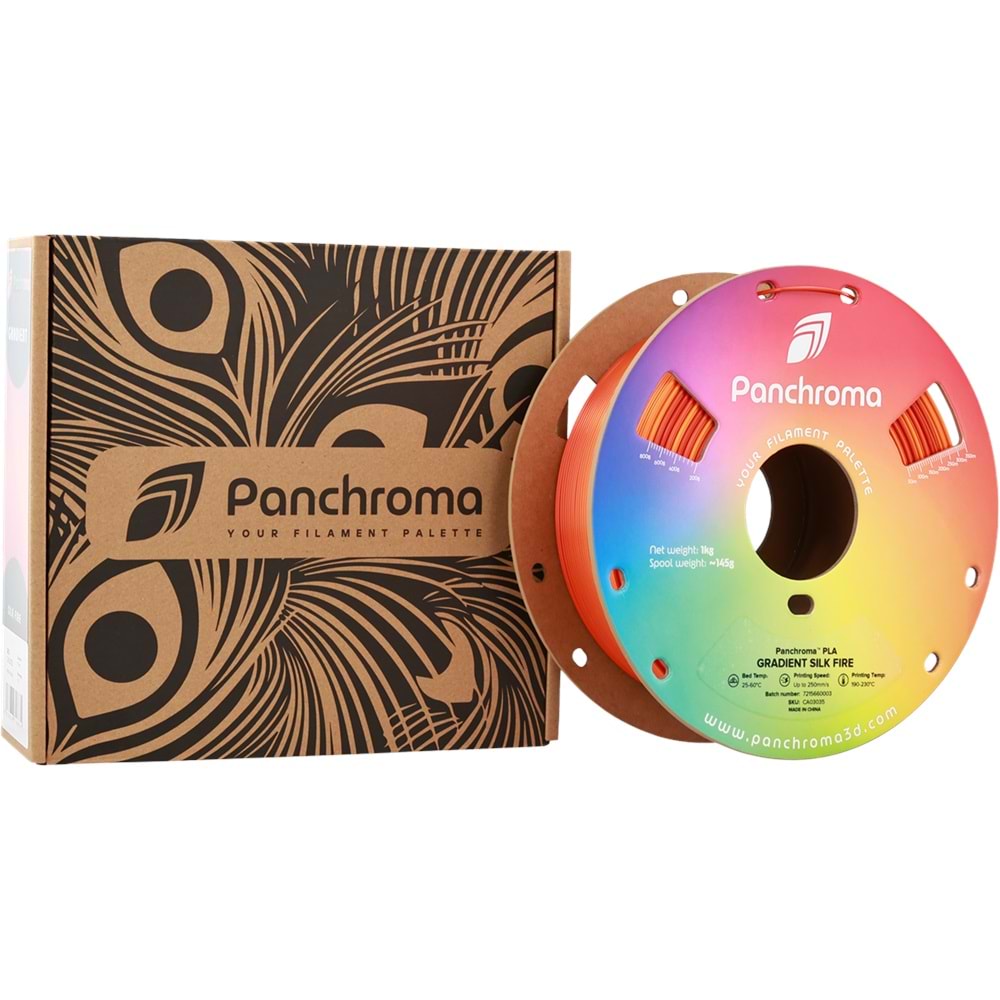 Panchroma Gradient Silk Ateş PLA Filament