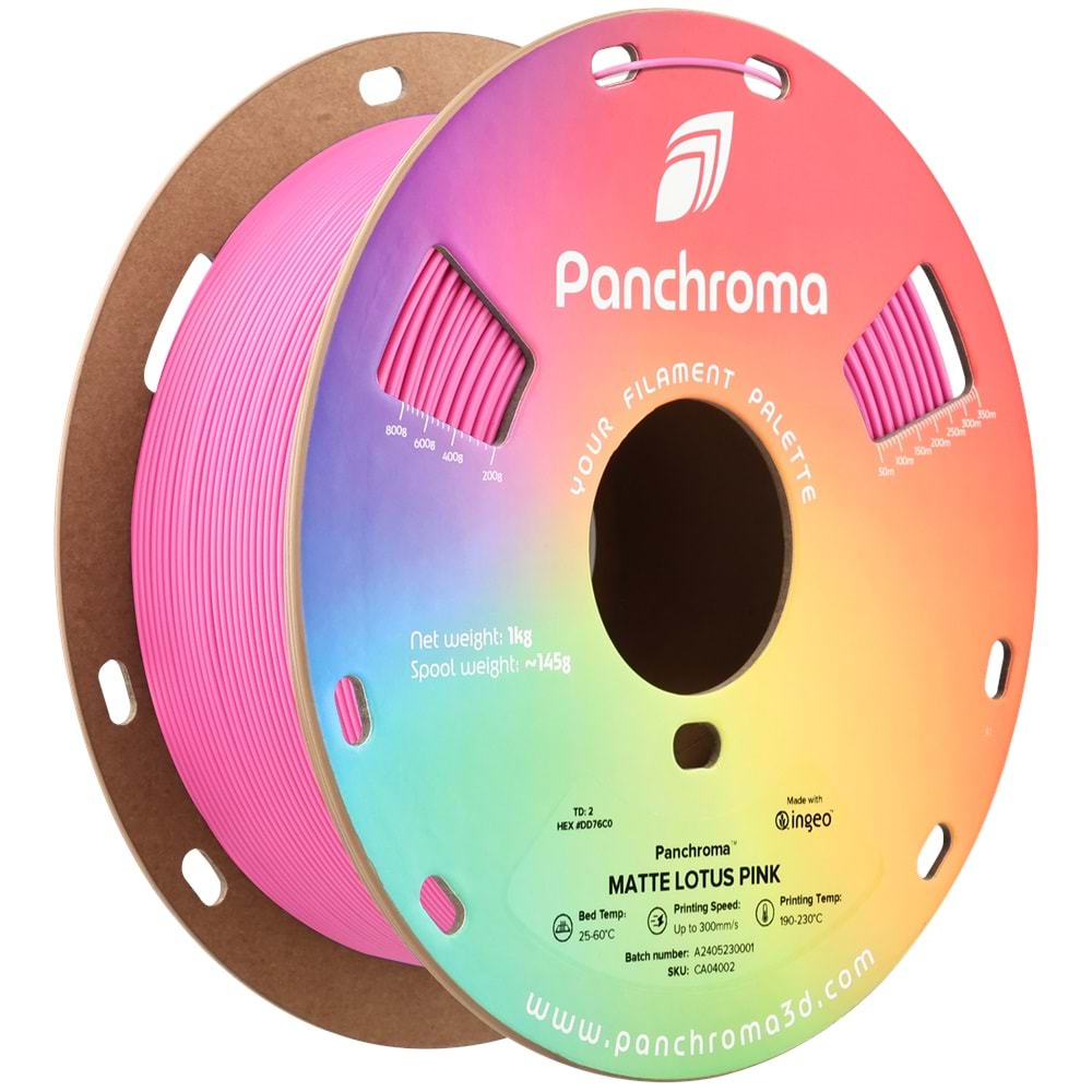 Panchroma PLA Filament Mat Nilüfer Pembe