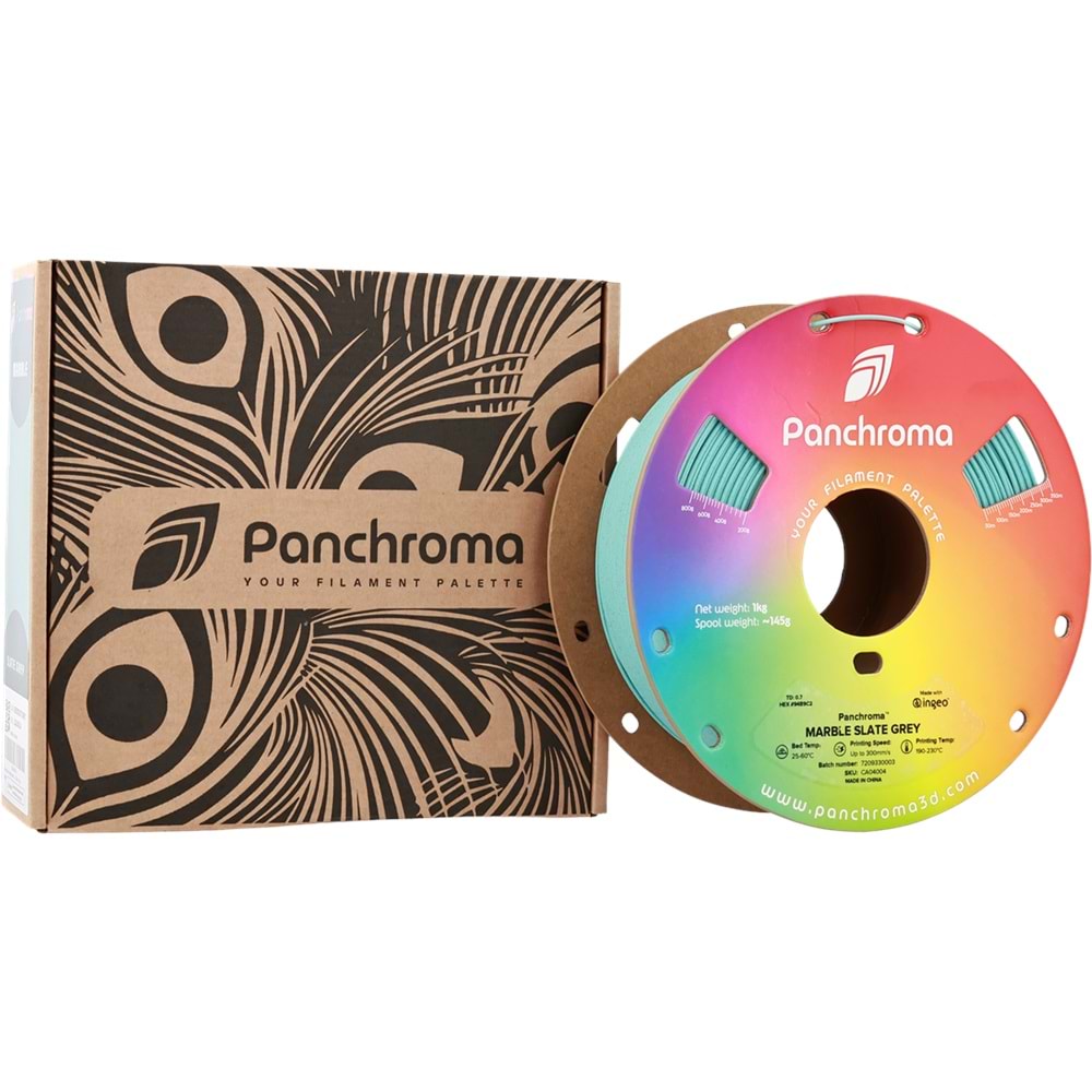 Panchroma PLA Marble Filament Arduvaz Gri