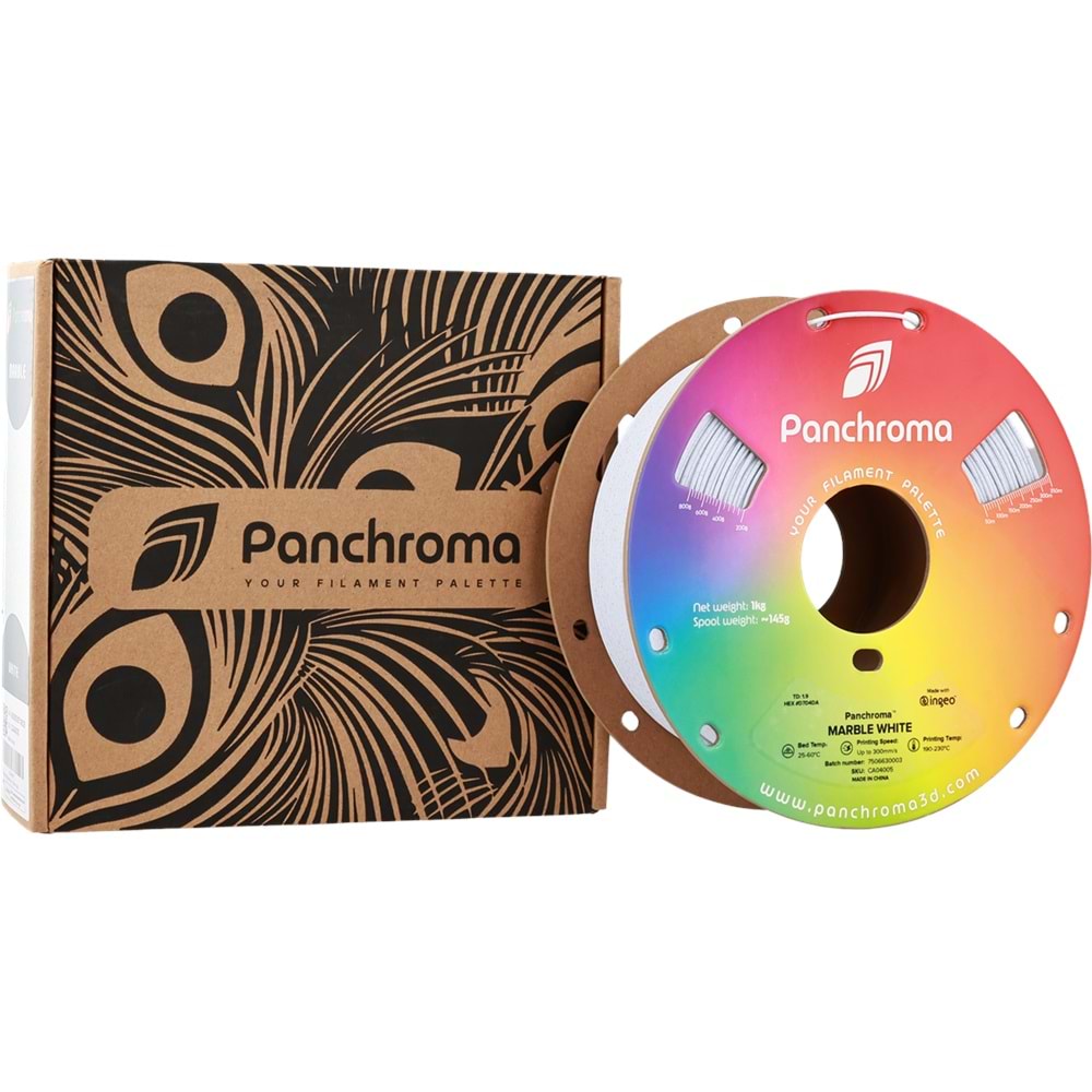 Panchroma PLA Marble Filament Beyaz