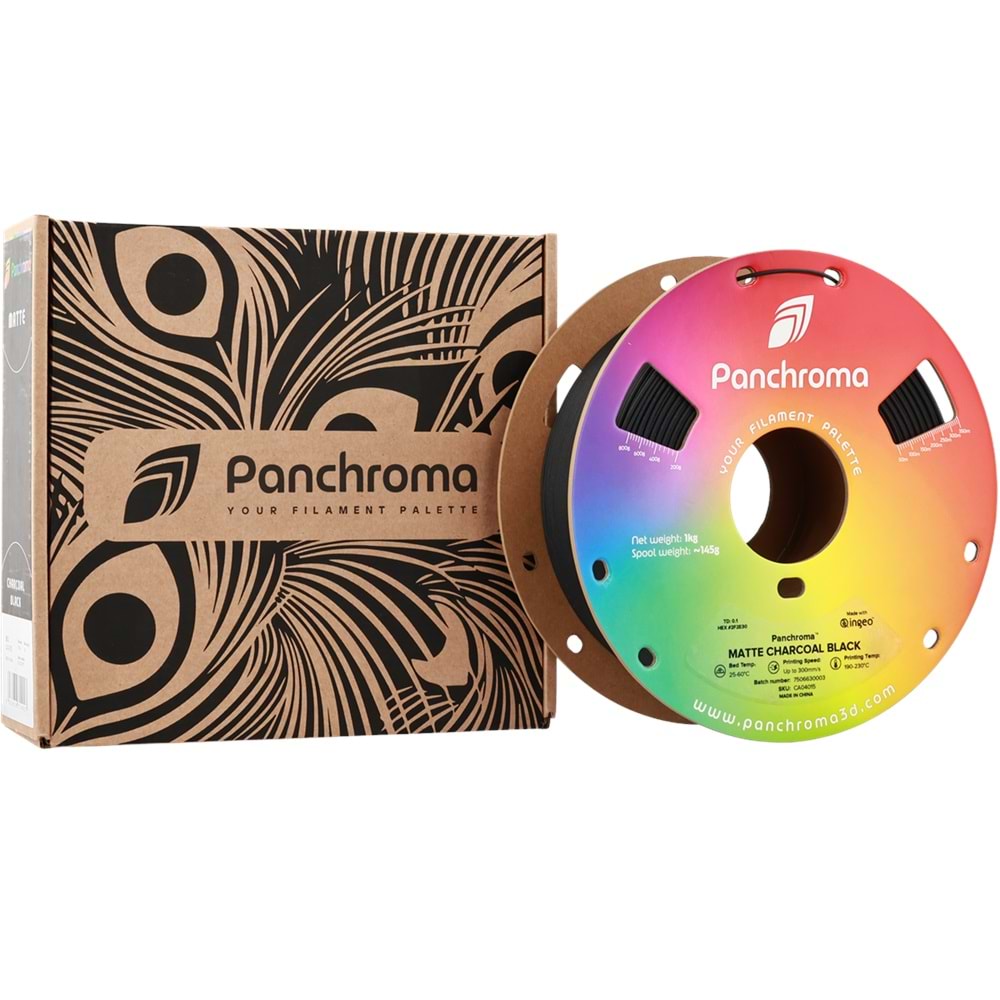 Panchroma PLA Filament Mat Kömür Siyah