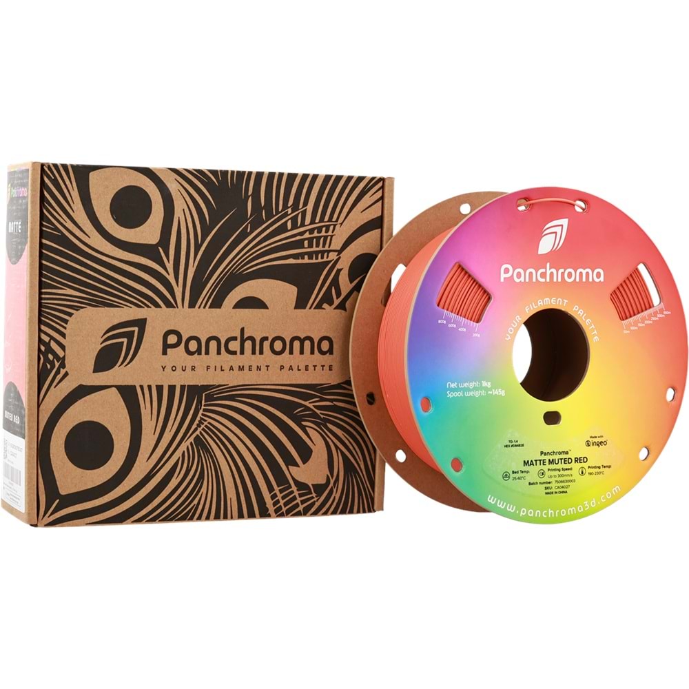 Panchroma PLA Filament Mat Yumuşak Kırmızı