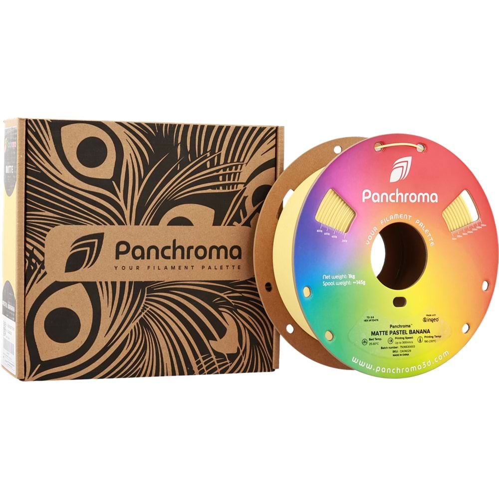 Panchroma PLA Filament Mat Pastel Muz – 1 kg 1.75mm