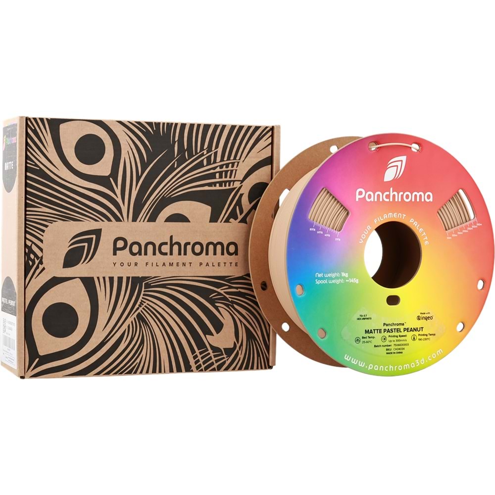 Panchroma PLA Filament Mat Pastel Yer Fıstığı