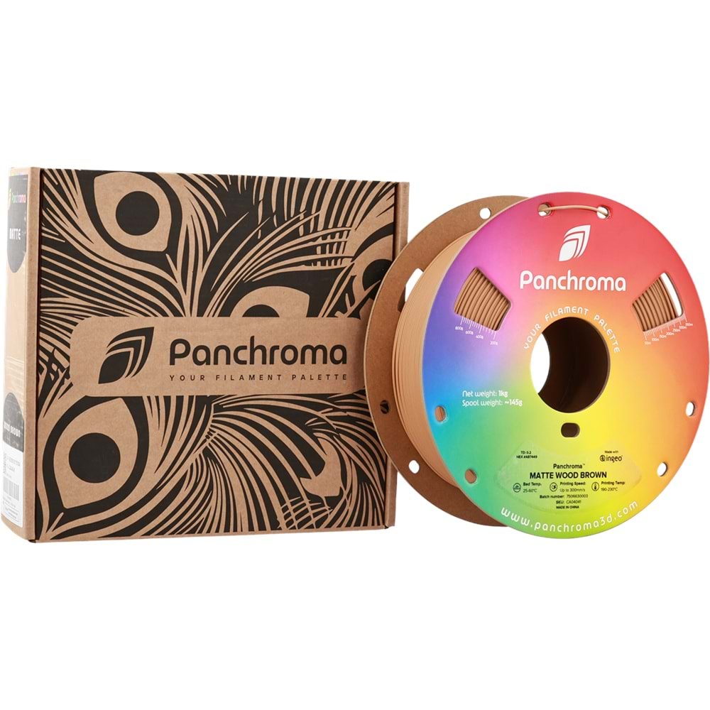 Panchroma PLA Filament Mat Ahşap Kahverengi