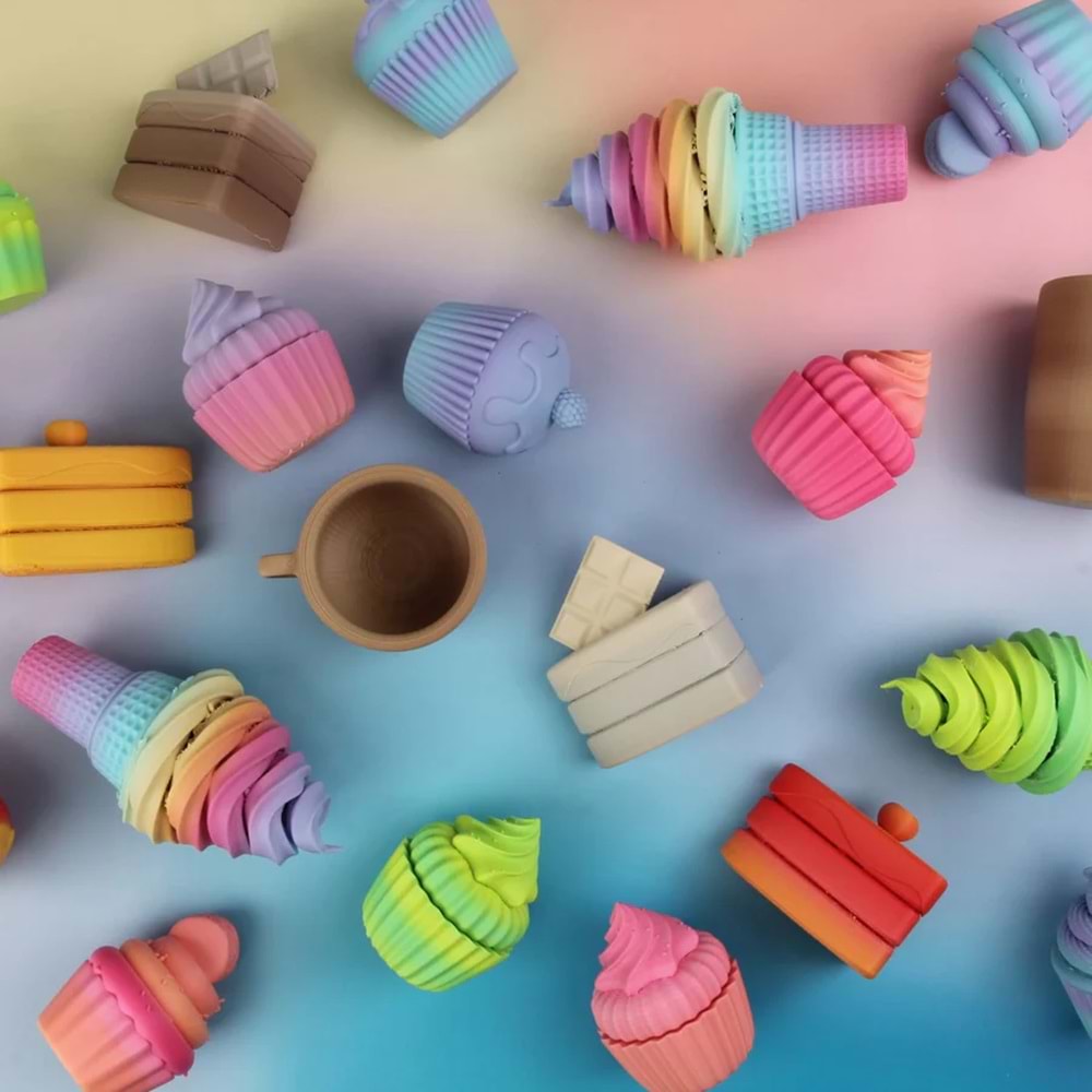 Panchroma PLA Filament Mat Pastel Gökkuşağı