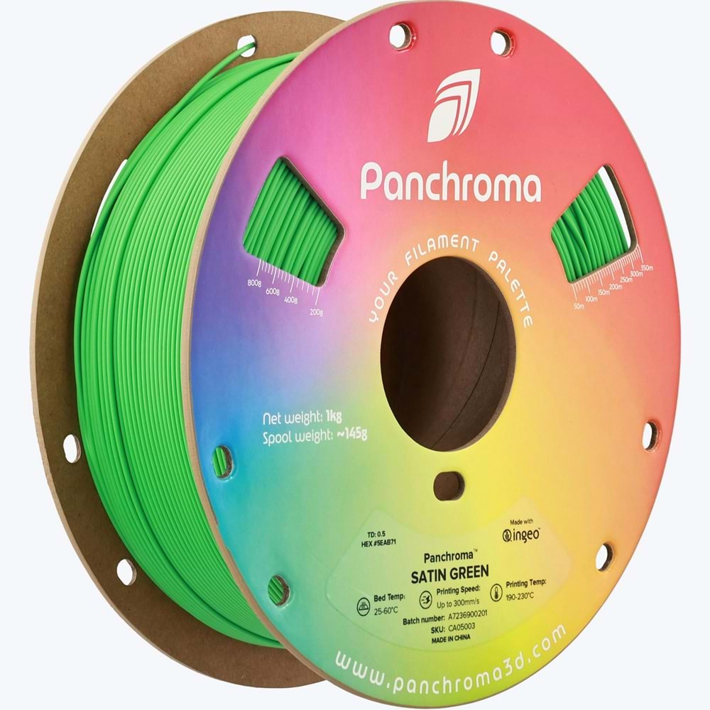 Panchroma PLA Filament Saten Yeşil