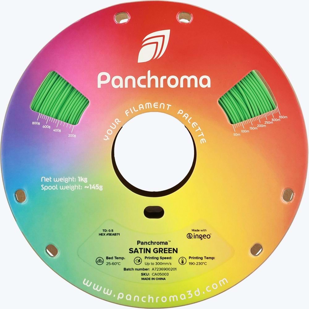 Panchroma PLA Filament Saten Yeşil