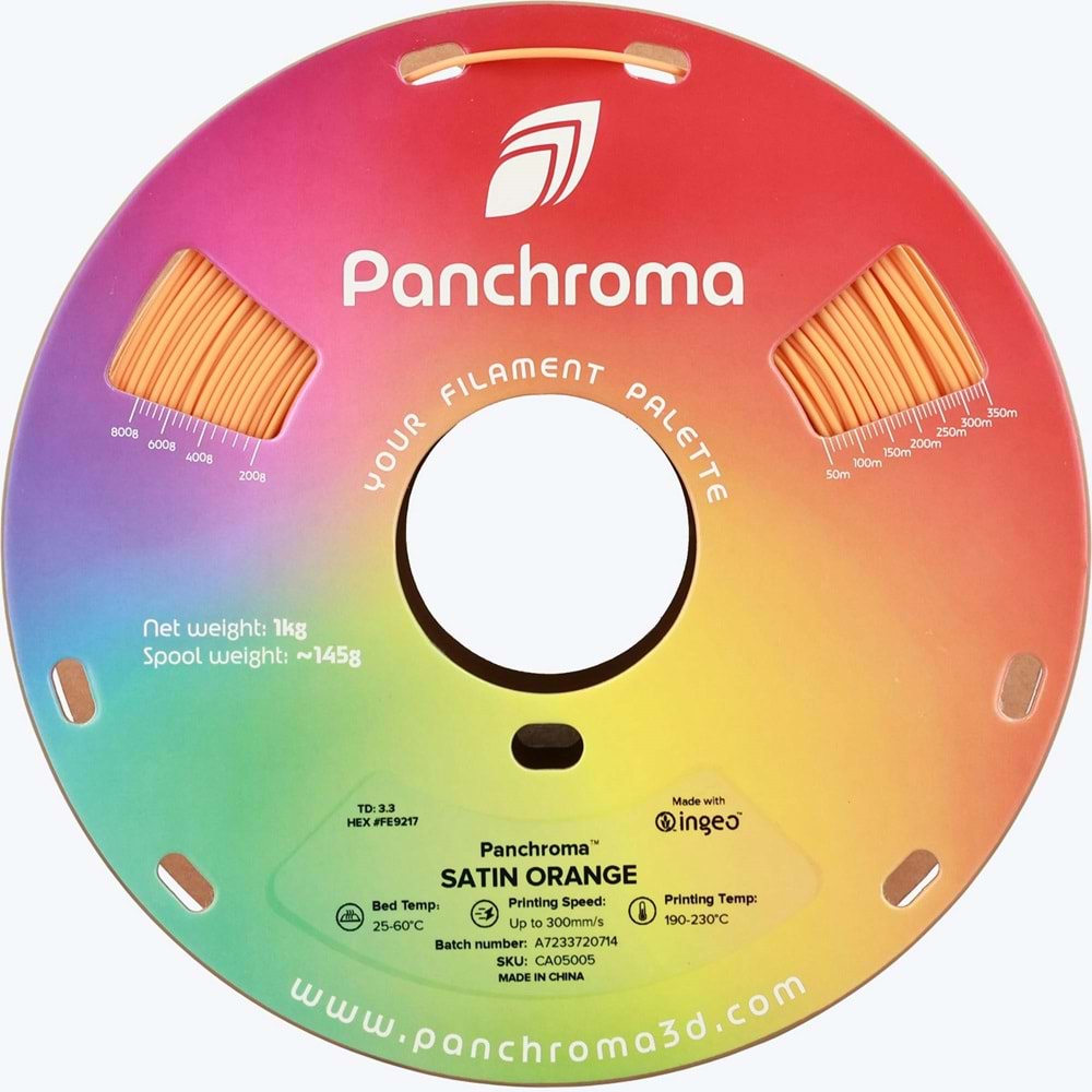 Panchroma PLA Filament Saten Turuncu