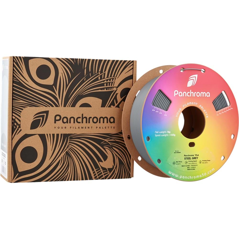 Panchroma PLA Filament Çelik Gri