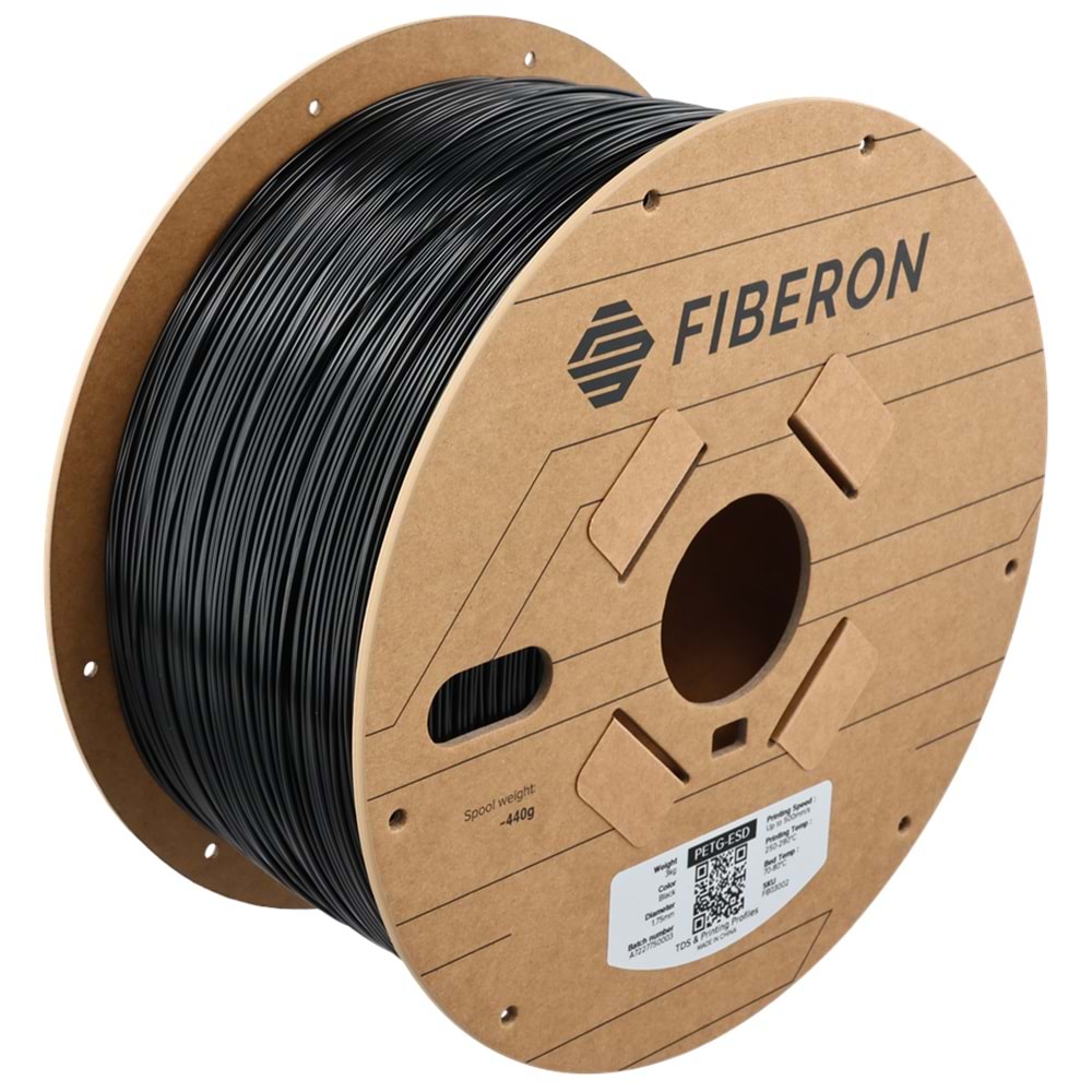 Fiberon PETG-ESD Siyah Filament 3 KG