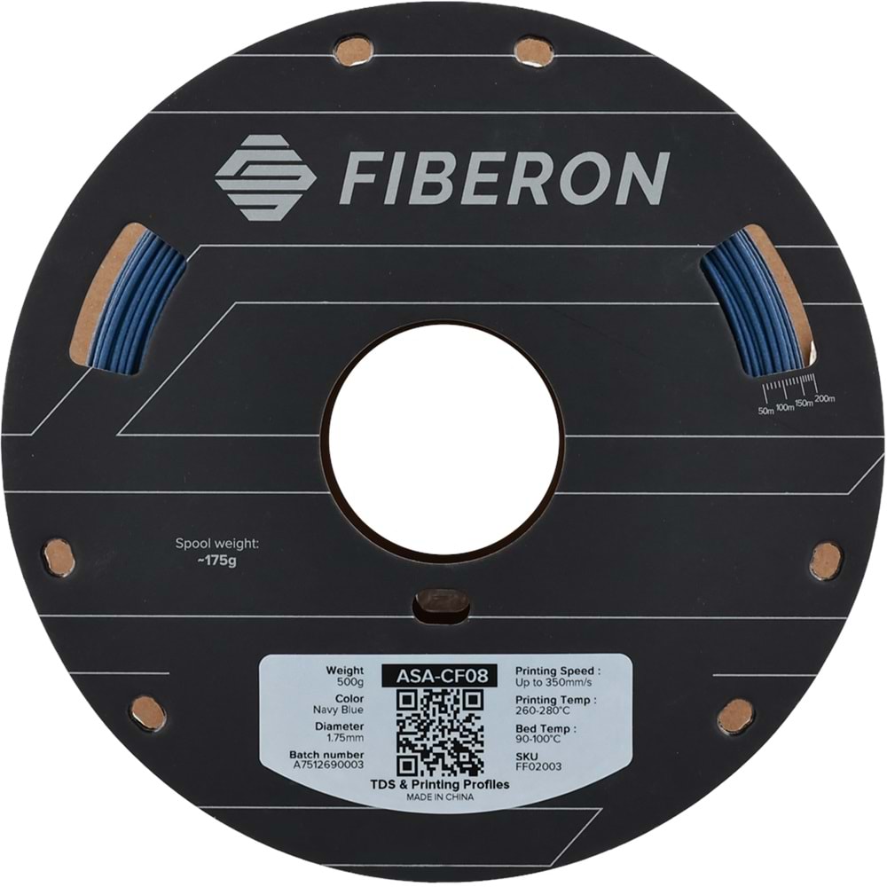Fiberon ASA-CF08 Lacivert Filament | UV Dayanımlı Karbon Fiber