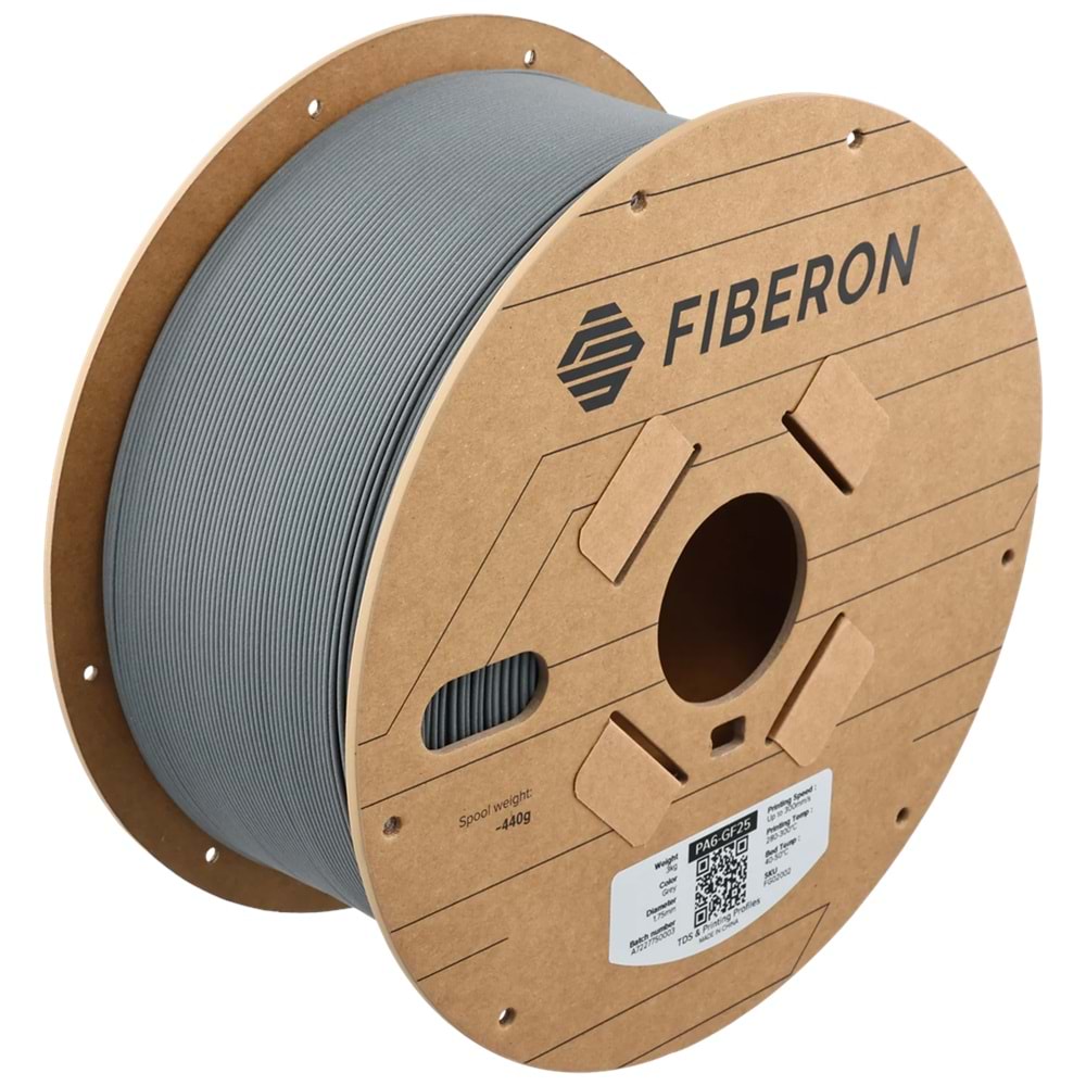 Fiberon PA6-GF25 Gri Filament 3 KG