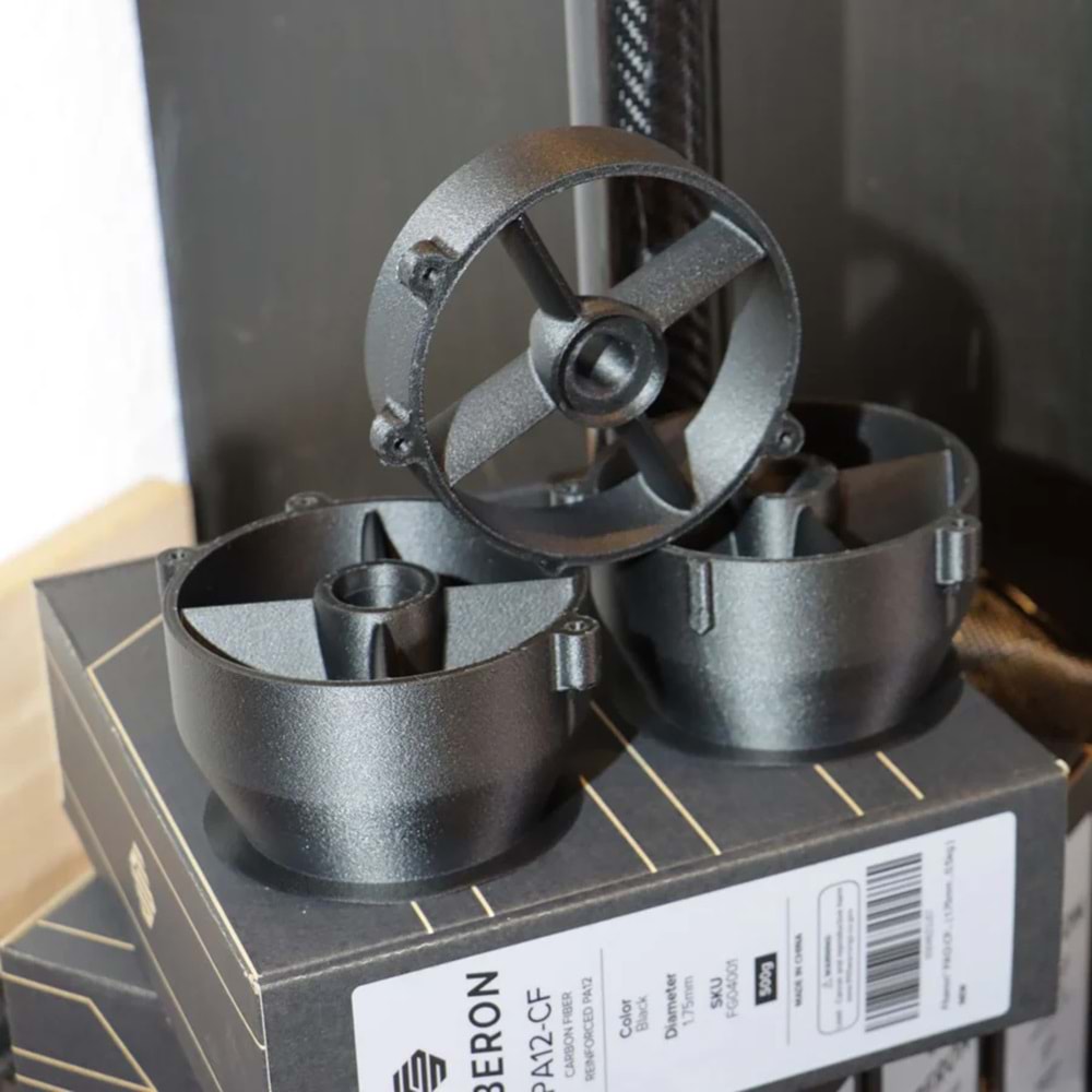 Fiberon PA12-CF10 Siyah Filament