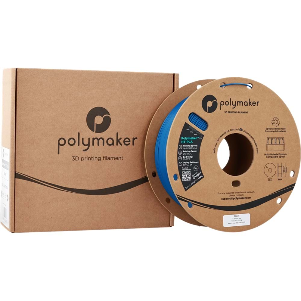 Polymaker HT-PLA Filament Mavi