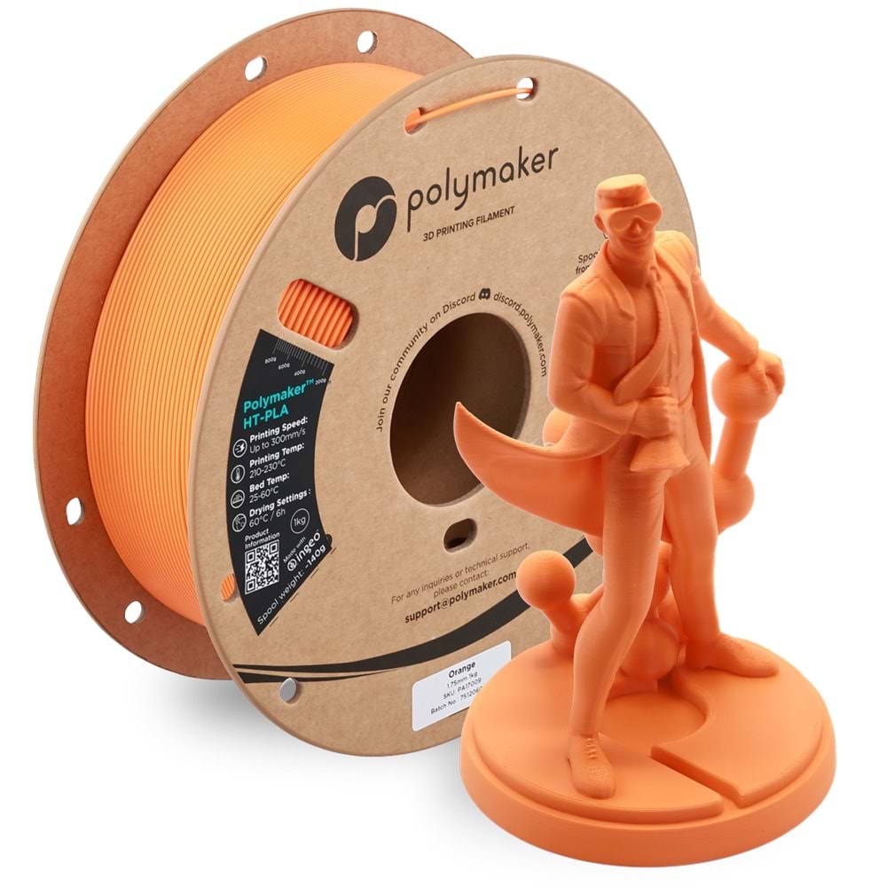 Polymaker HT-PLA Filament Turuncu