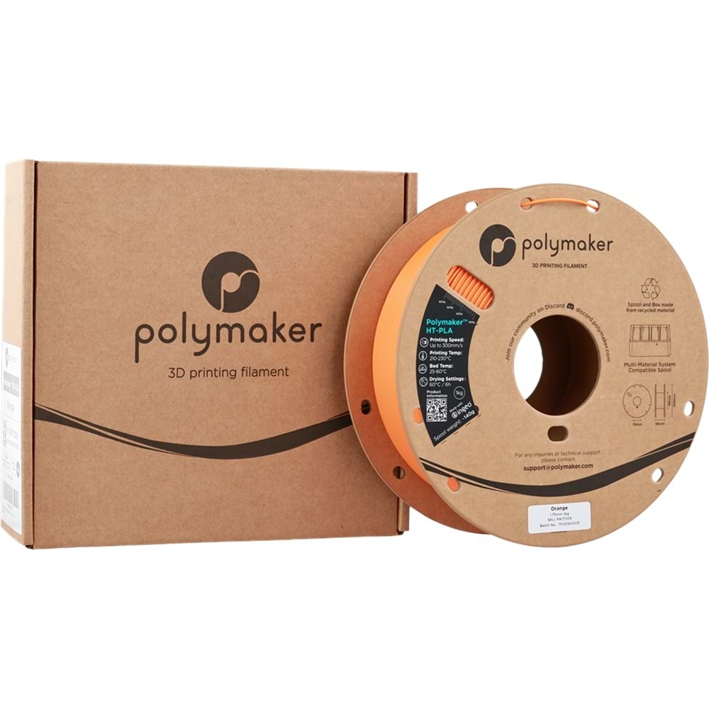 Polymaker HT-PLA Filament Turuncu