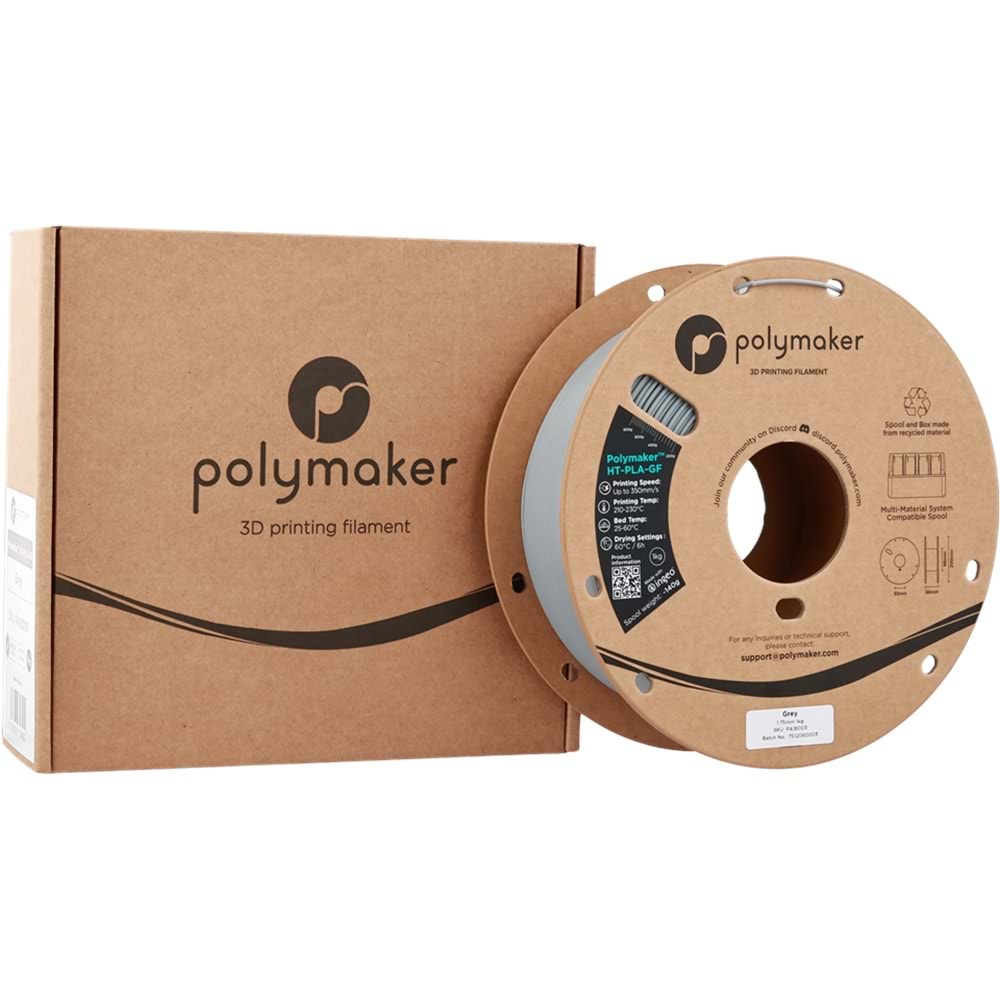 Polymaker HT-PLA-GF Filament Gri