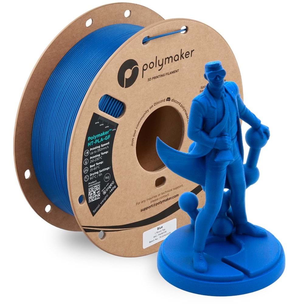 Polymaker HT-PLA-GF Filament Mavi