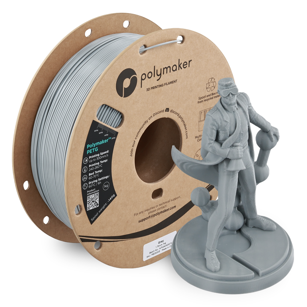 Polymaker PETG Filament Gri