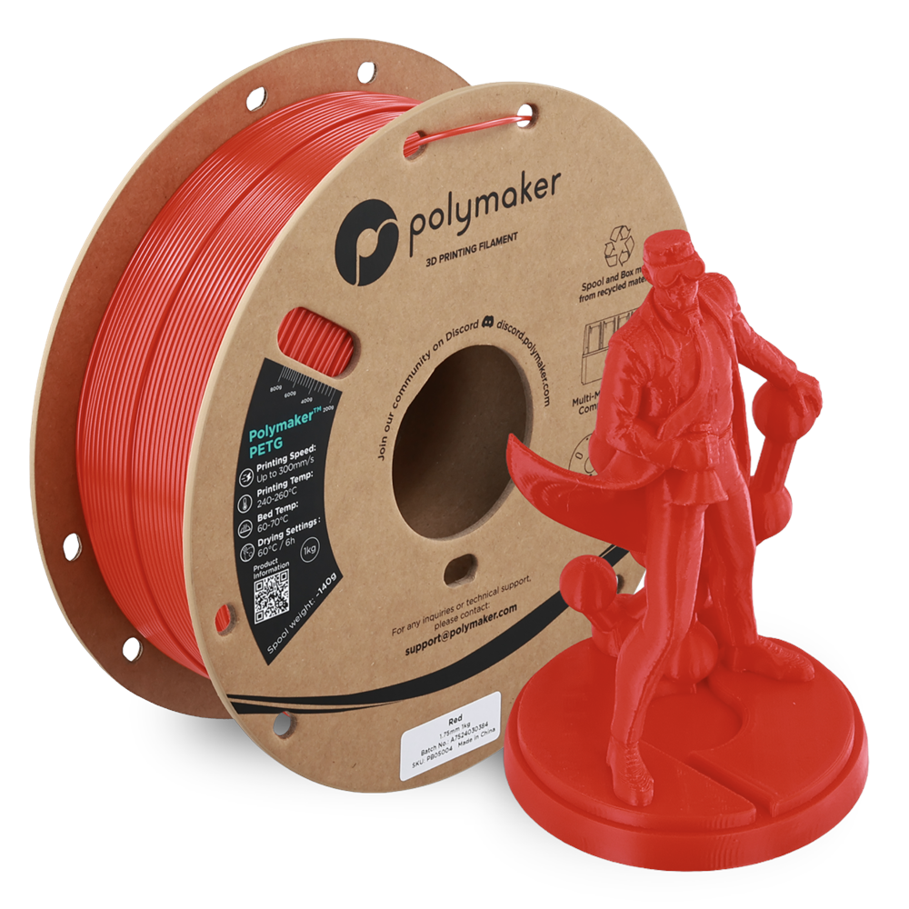 Polymaker PETG Filament Kırmızı