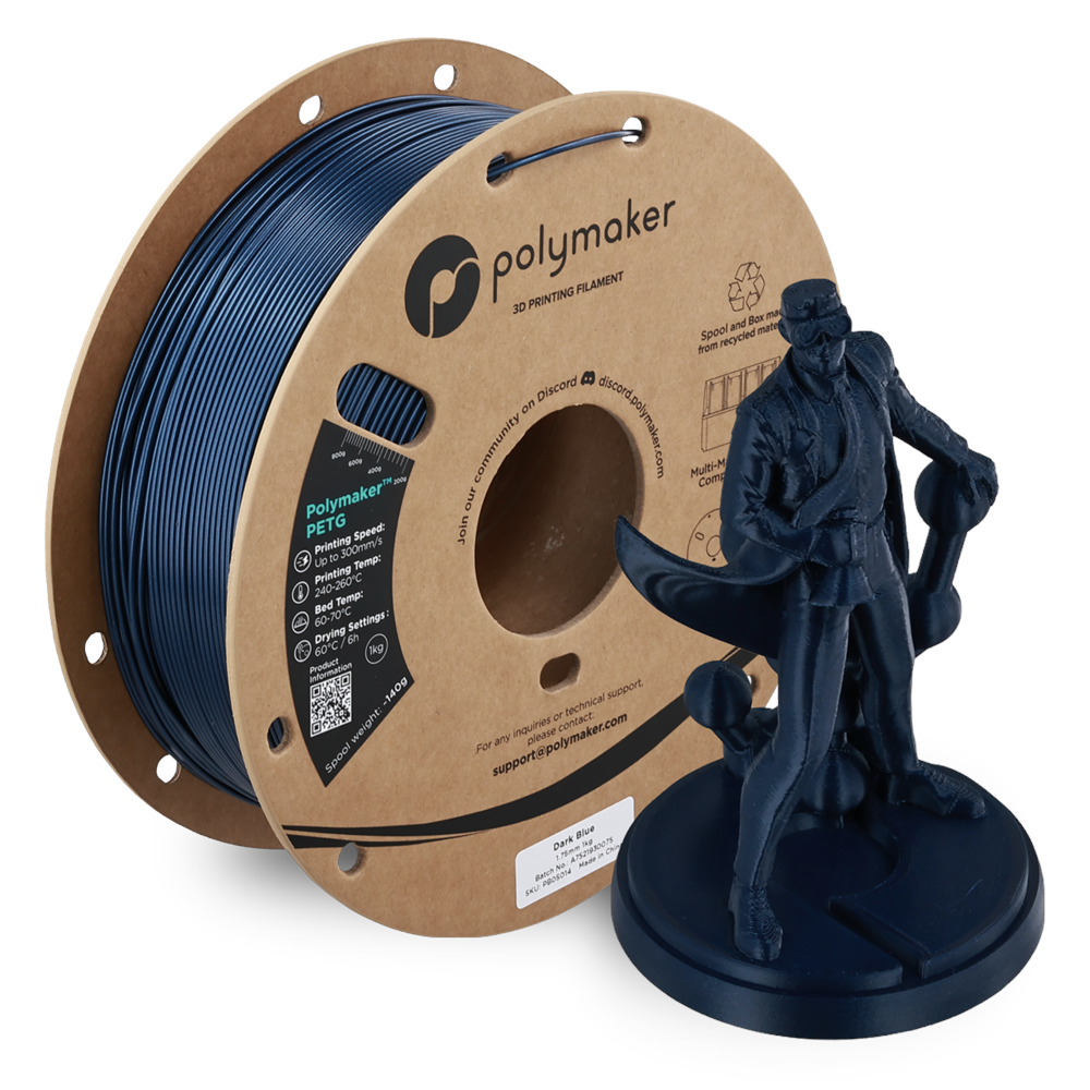Polymaker PETG Filament Koyu Mavi