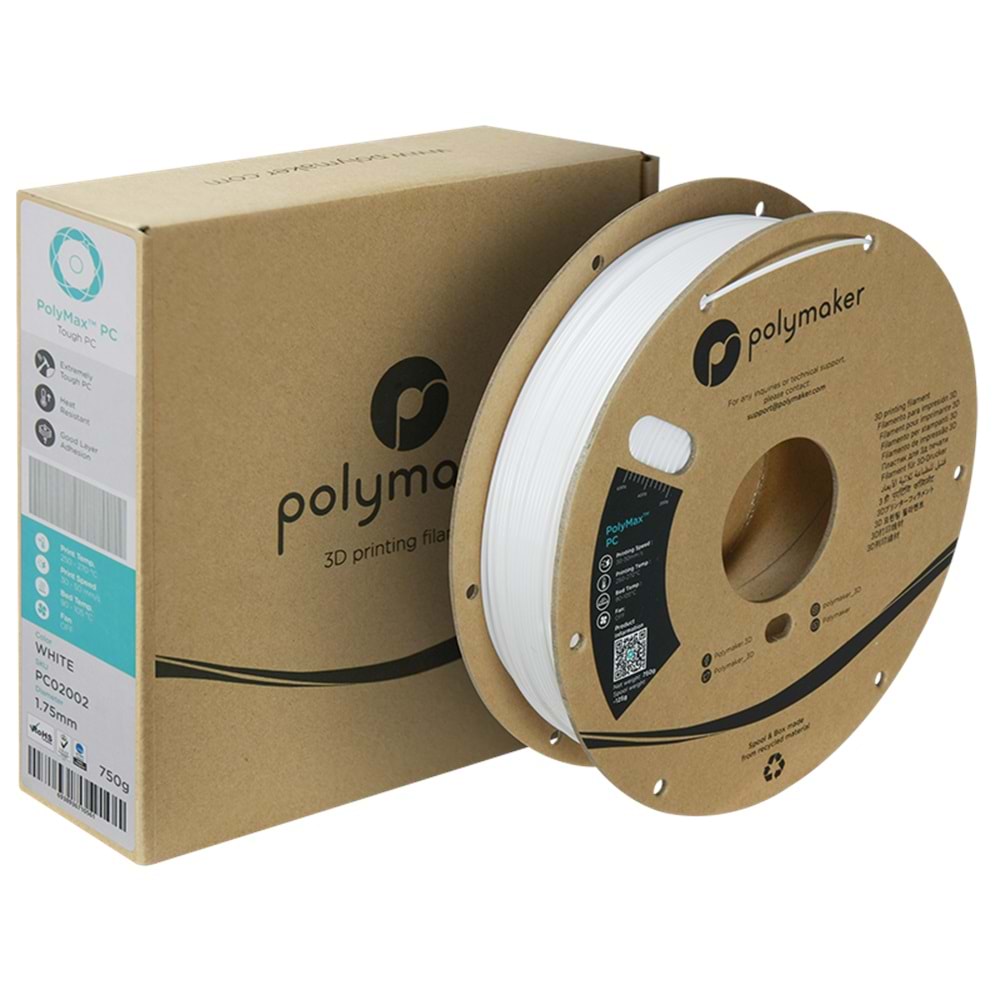 PolyMax Sert PC Filament Beyaz