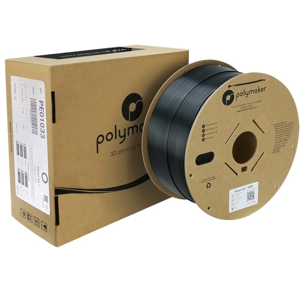 PolyLite ABS Filament Siyah 3 KG