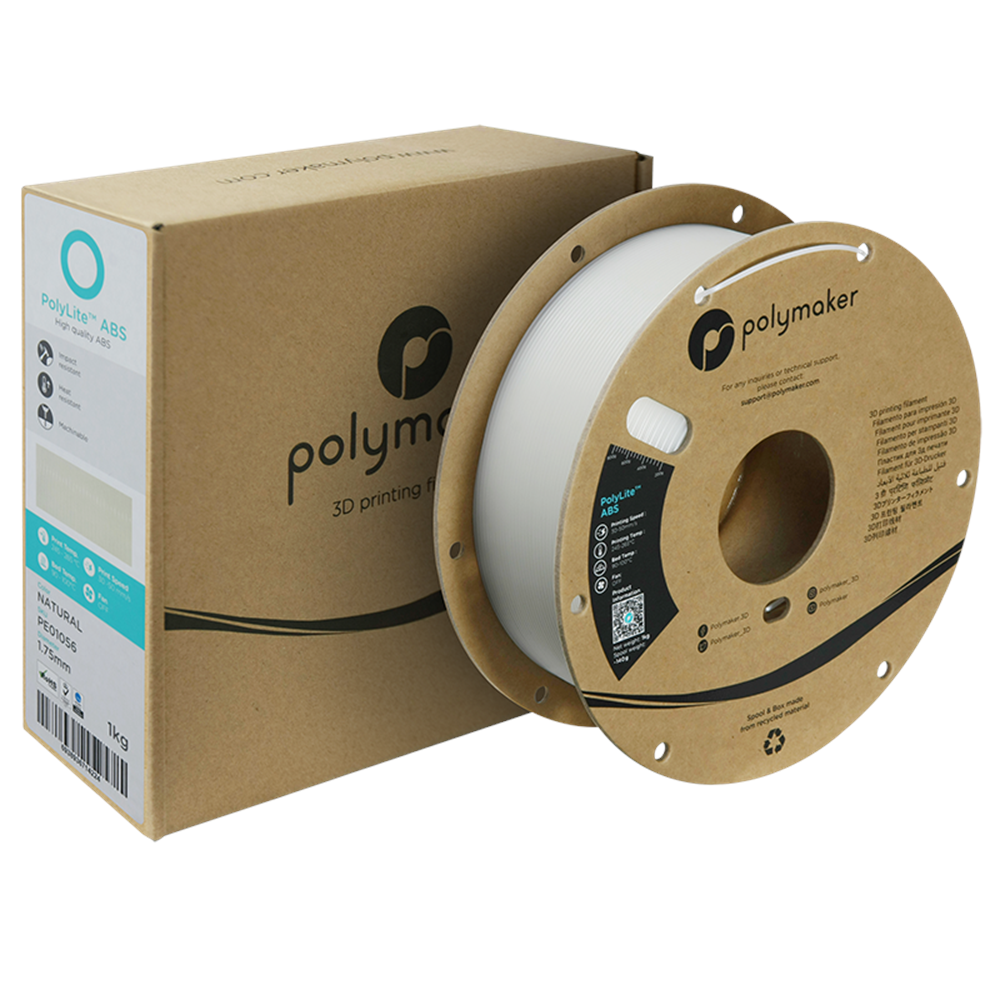 PolyLite ABS Filament Natural – Dayanıklı ve Profesyonel 3D Baskı