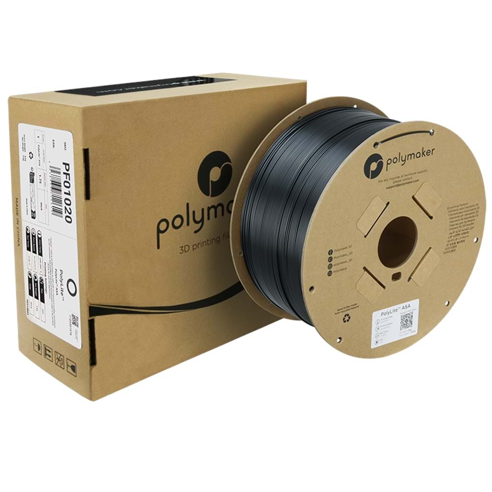 PolyLite ASA Filament Siyah 3 KG