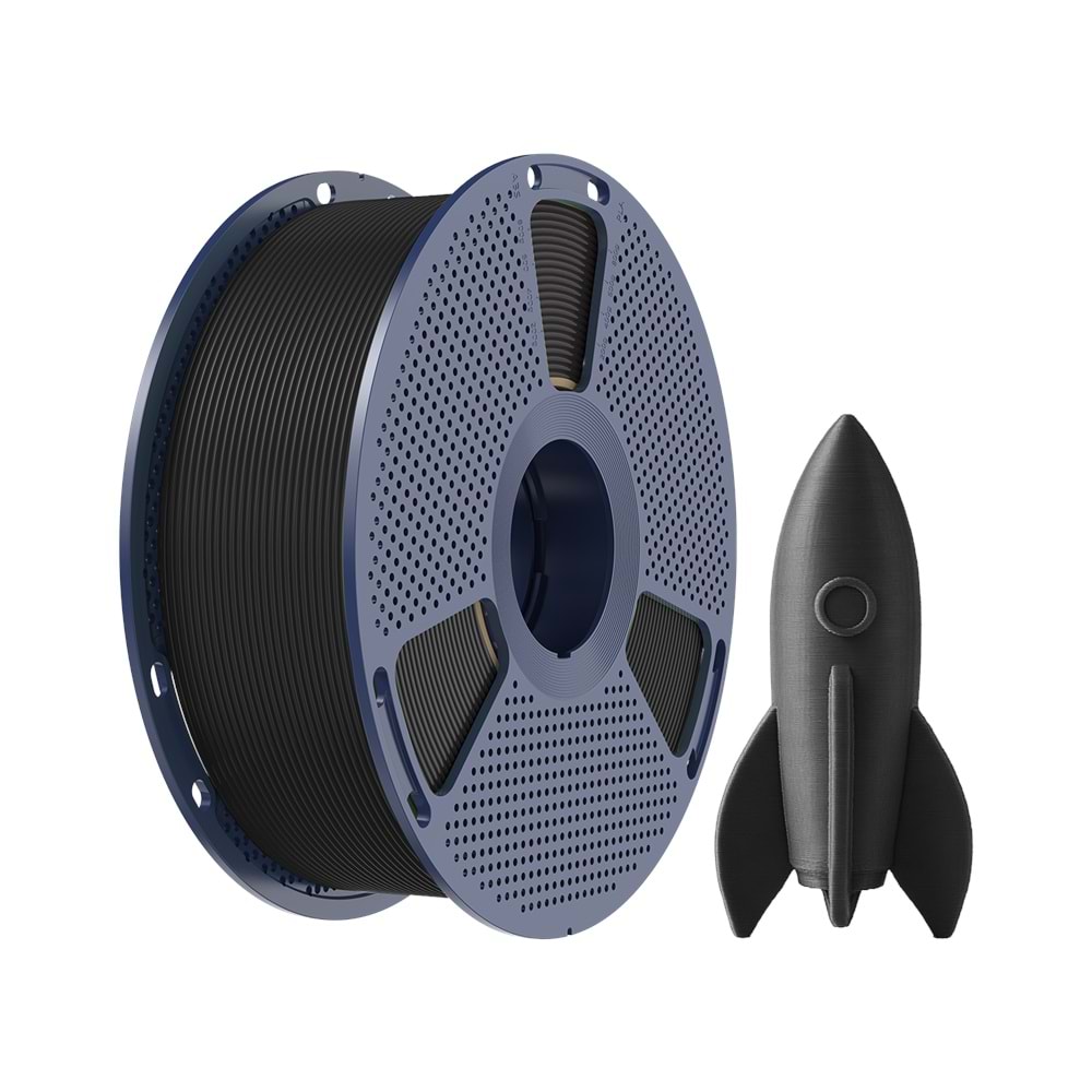 Sunlu Yüksek Hızlı PLA Filament Siyah – 1kg 1.75mm