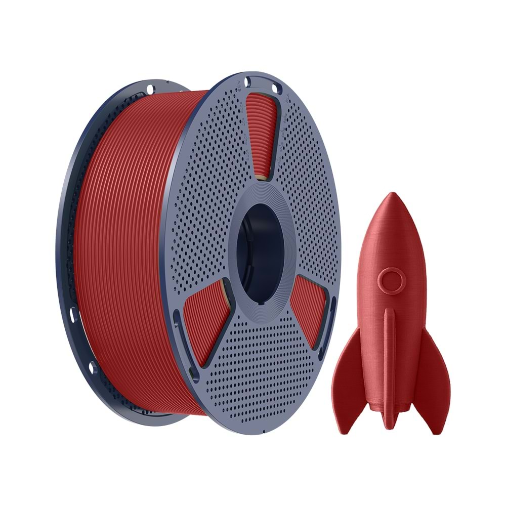 Sunlu Yüksek Hızlı PLA Filament Kırmızı – 1kg 1.75mm