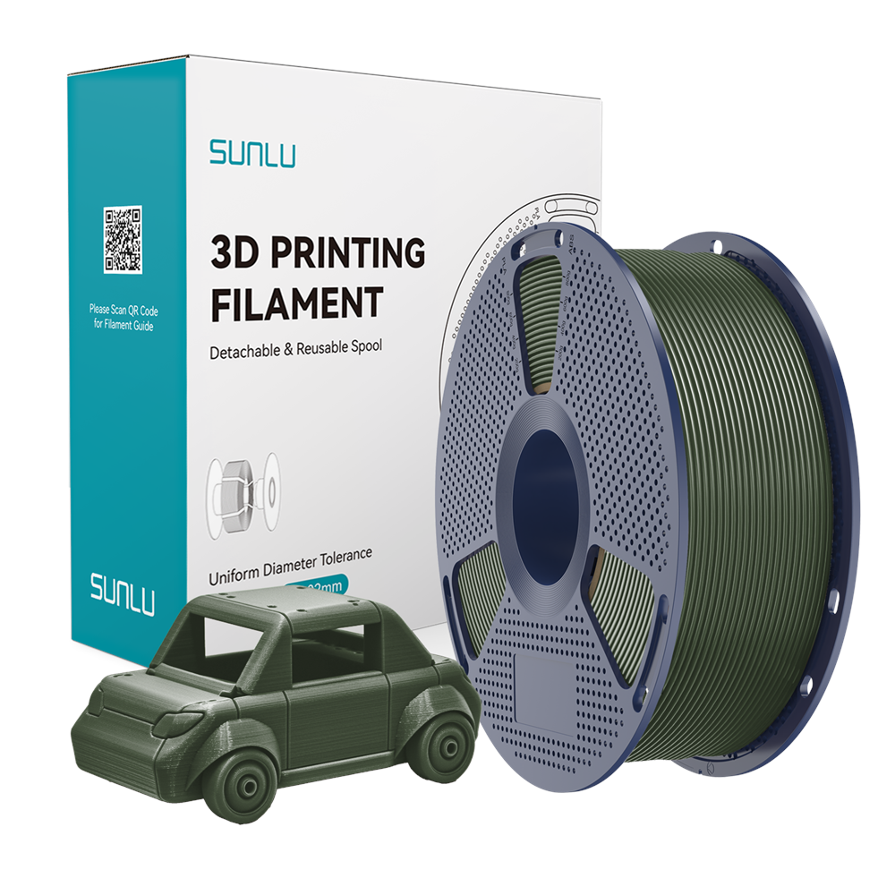 Sunlu PETG Filament Zeytin Yeşili – 1kg 1.75mm