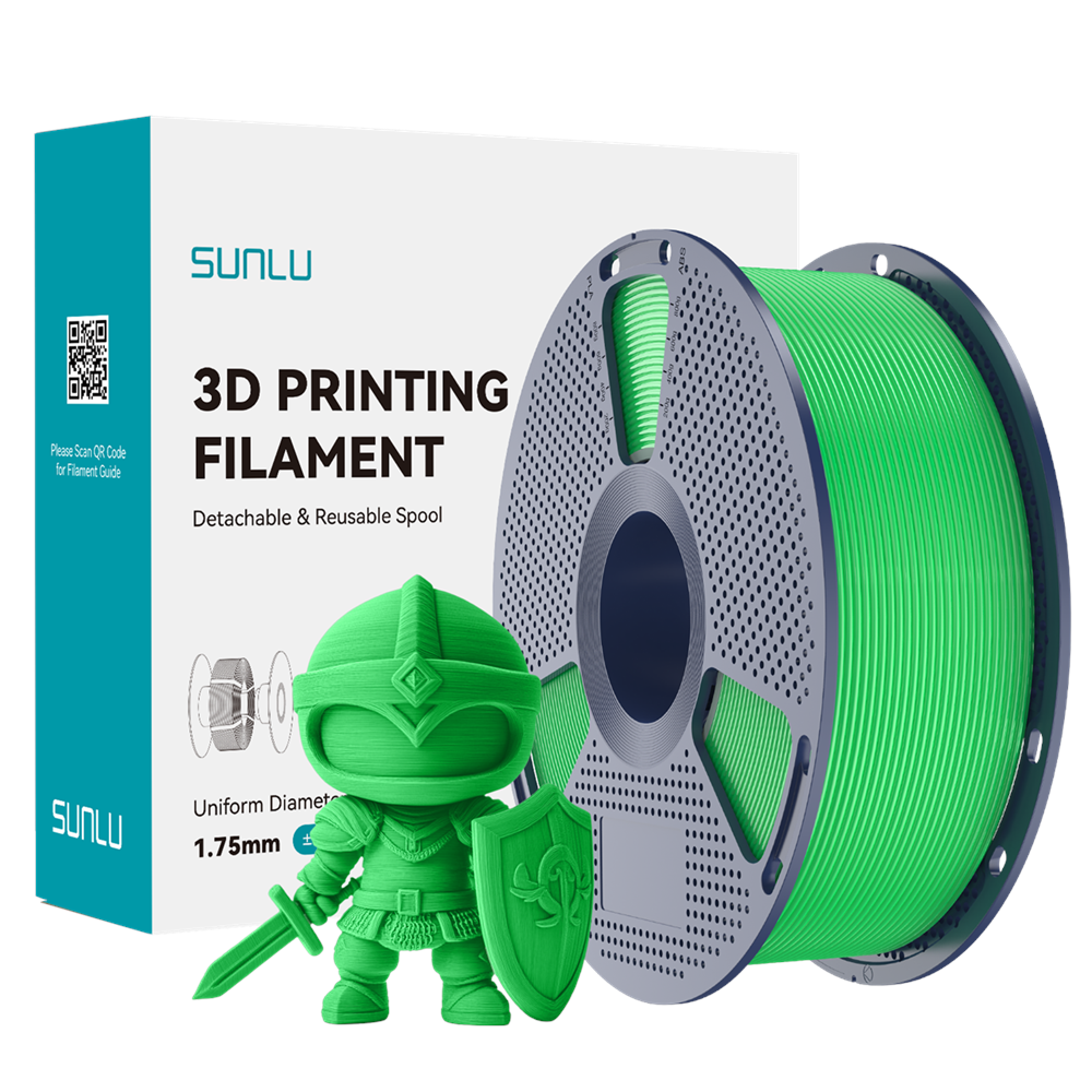 Sunlu PLA+ 2.0 Filament Yeşil - 1kg 1.75mm