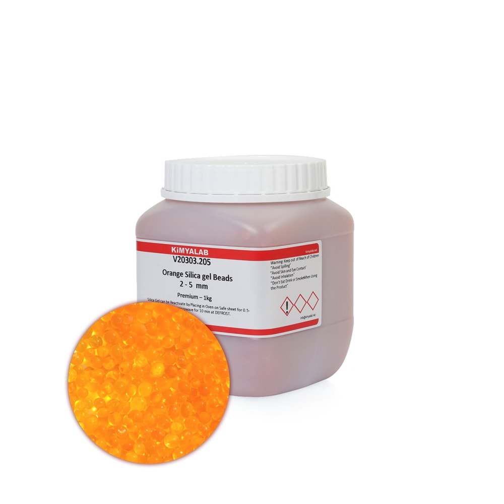 Silikajel Turuncu Nem Alıcı 1 KG - İndikatörlü
